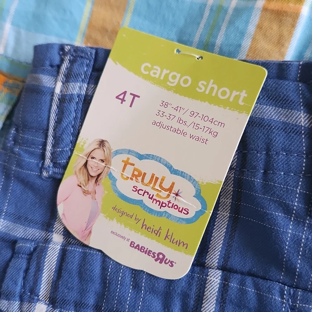 Heidi Klum' truly scrumptious ' boys cargo shorts 4T set